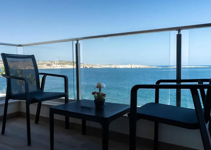 Seafront Bugibba 2bed By Homely